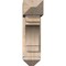 Ekena Millwork Merced Arts and Crafts Smooth Bracket w/ Offset Brace, Douglas Fir, 7 1/2"W x 26"D x 26"H BKT0806X26X26MRC03SDF - alternate 4